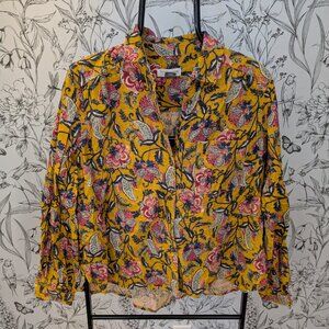 Anthropologie Pilcro Sigourney Corduroy Button-down size Small